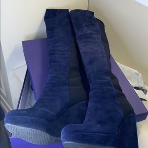 Stuart Weizmann Hijack 50/50 Blue Suede